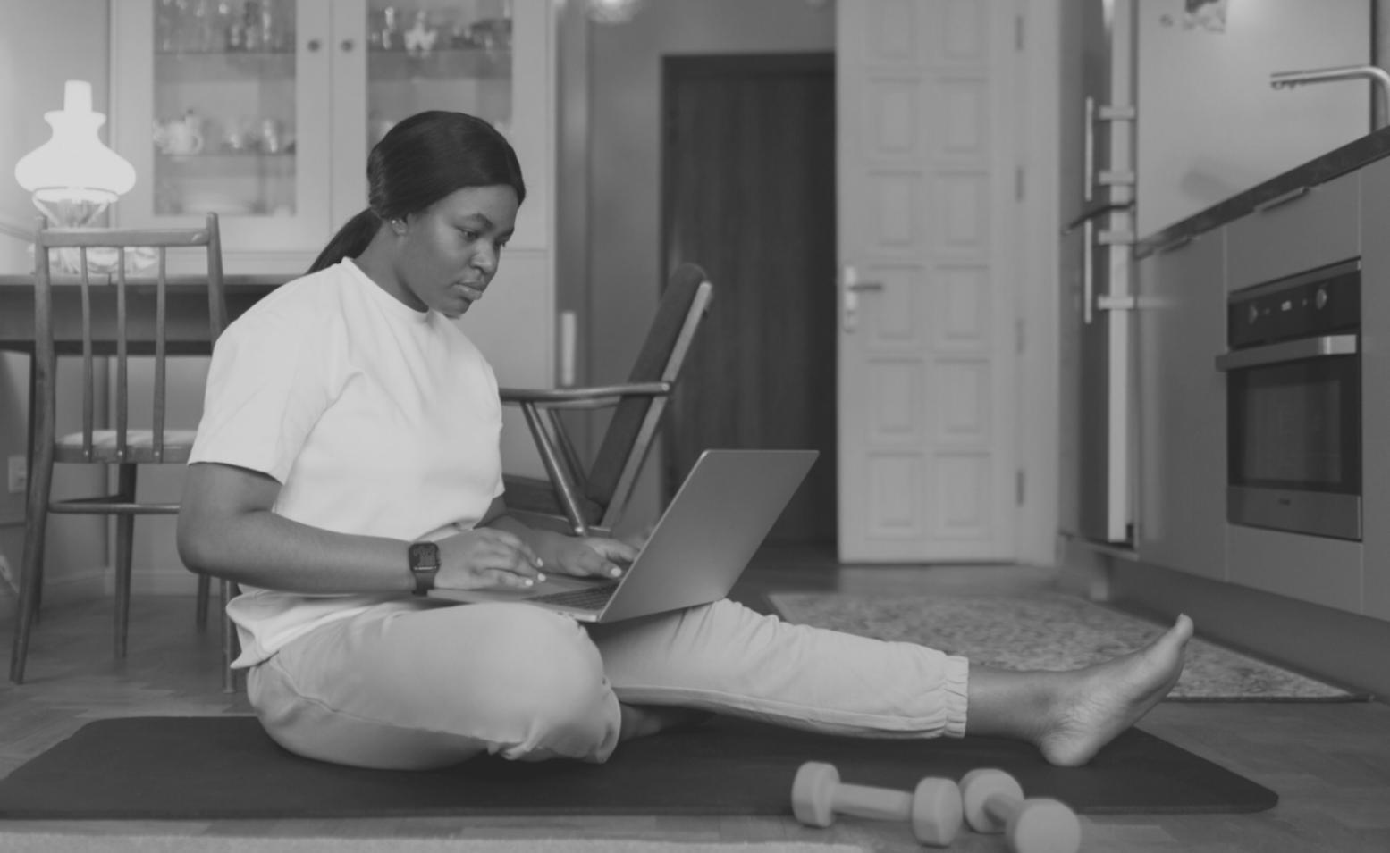 Business professional reviewing financial documents and analysis methods